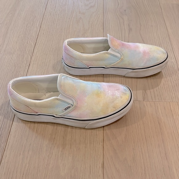 Vans Canvas Slip-On Rainbow Tie-Dye Shoes Size Youth 6 - Picture 9 of 9